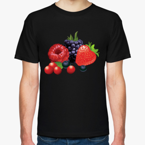 Футболка с принтом Ягоды