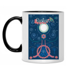 Кружка двухцветная