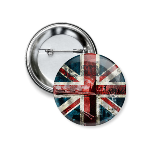 Значок 37мм union jack