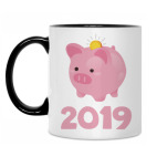 Кружка двухцветная