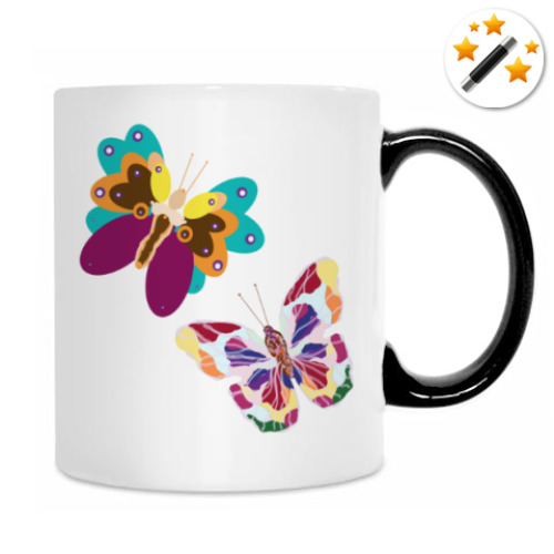 Кружка-хамелеон Будь счастлив!