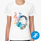 Женская спортивная футболка