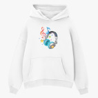 Толстовка худи оверсайз