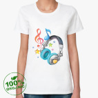 Женская футболка органик