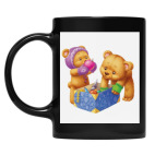 Кружка цветная UV-DTF