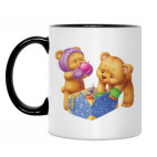 Кружка двухцветная