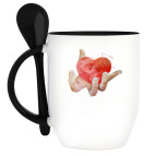 Кружка с ложкой