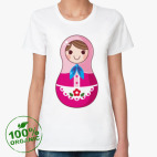 Женская футболка органик