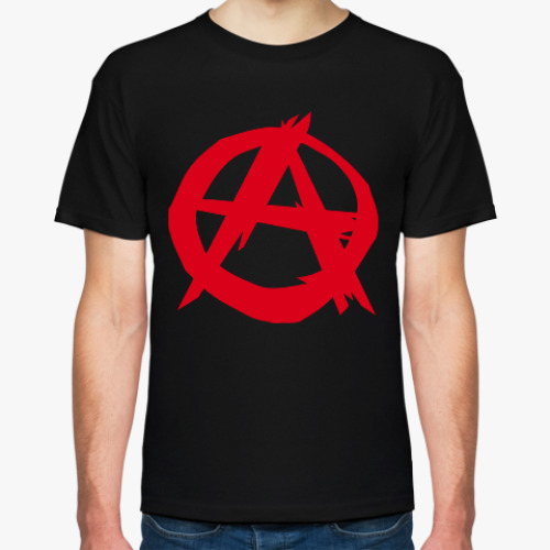 Футболка с принтом Анархист