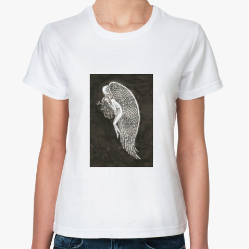 Классическая футболка с принтом Арт принт