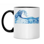 Кружка двухцветная