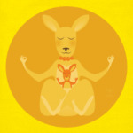  Animal Zen: K is for Kangaroo
