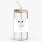 Банка с бамбуковой крышкой