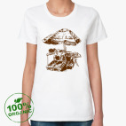 Женская футболка органик