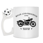 Кружка с футбольным мячиком