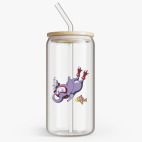 Банка с бамбуковой крышкой