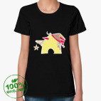 Женская футболка органик