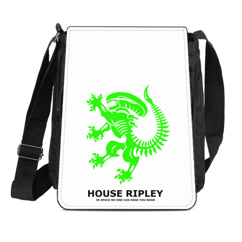 Сумка-планшет с принтом Дом Рипли