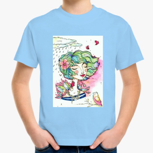 Детская футболка Весна