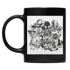 Кружка цветная UV-DTF