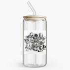 Банка с бамбуковой крышкой