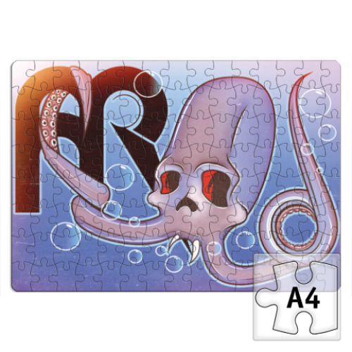 Пазл с принтом Follow Raven