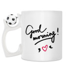 Кружка с футбольным мячиком