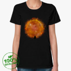 Женская футболка органик