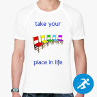 Мужская спортивная футболка