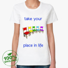 Женская футболка органик