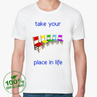 Мужская футболка органик