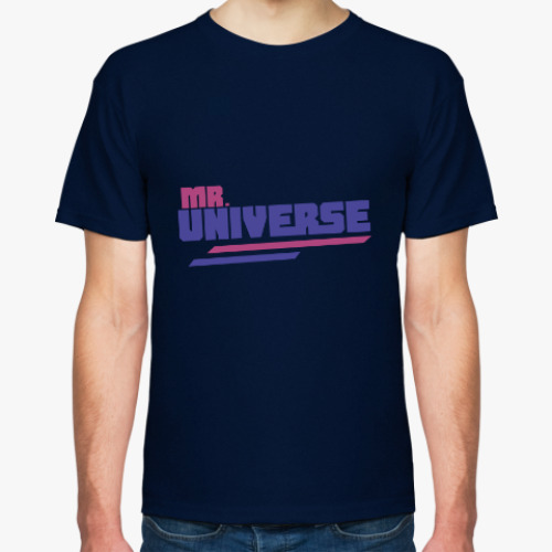 Футболка с принтом Mr. Universe