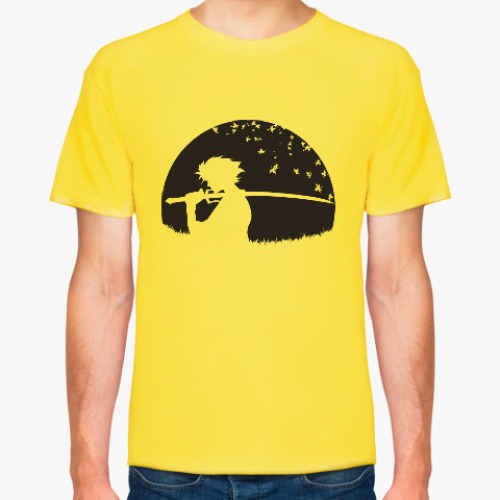 Футболка с принтом Самурай