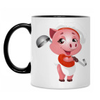 Кружка двухцветная