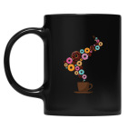 Кружка цветная UV-DTF