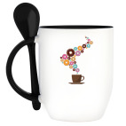 Кружка с ложкой