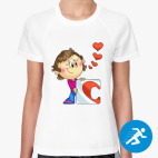 Женская спортивная футболка