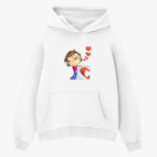 Толстовка худи оверсайз