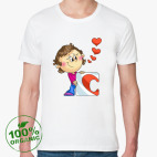 Мужская футболка органик