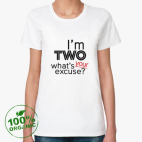 Женская футболка органик