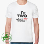 Мужская футболка органик