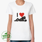 Женская футболка органик