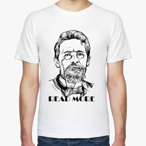 Футболка Чехов 'Read More'