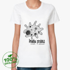 Женская футболка органик