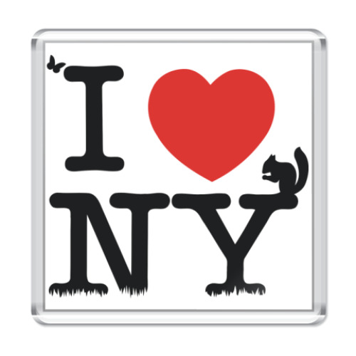 Магнит  I love NY