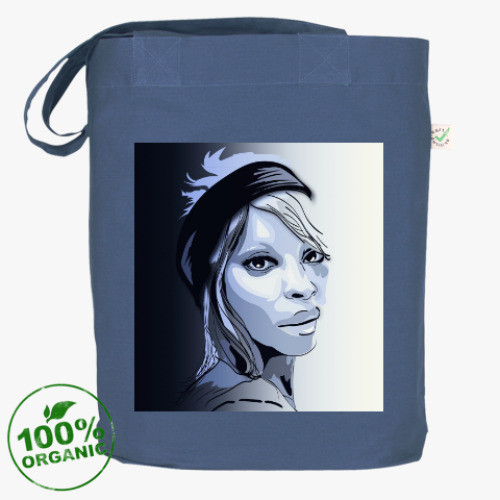 Сумка шоппер с принтом gerla