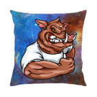 Подушка 35x35 см Кабан