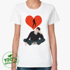 Женская футболка органик