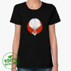 Женская футболка органик