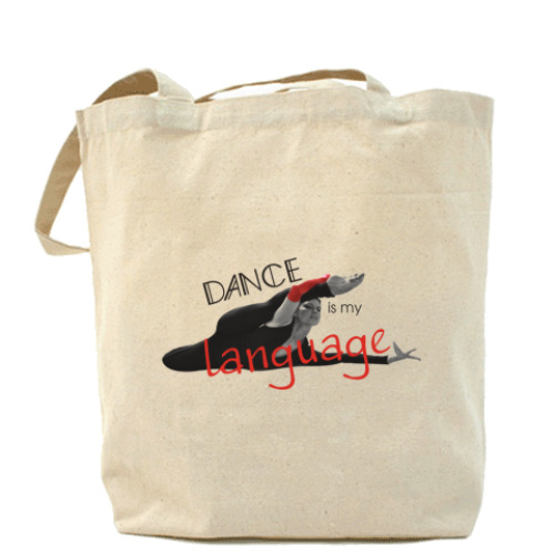 Сумка шоппер  Dance is my language